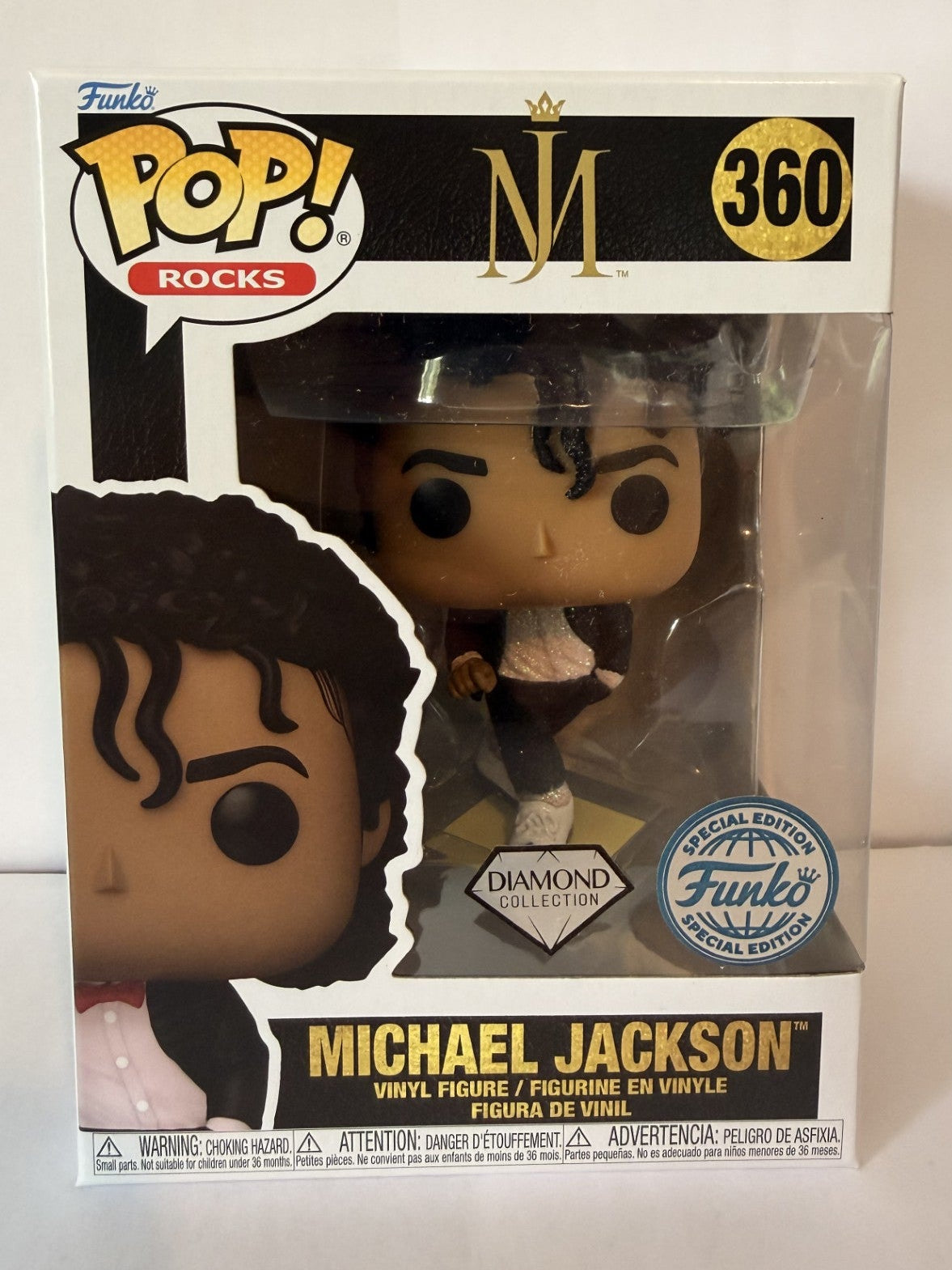 Michael Jackson Billie Jean #360 Diamond Collection Funko *Special Edition