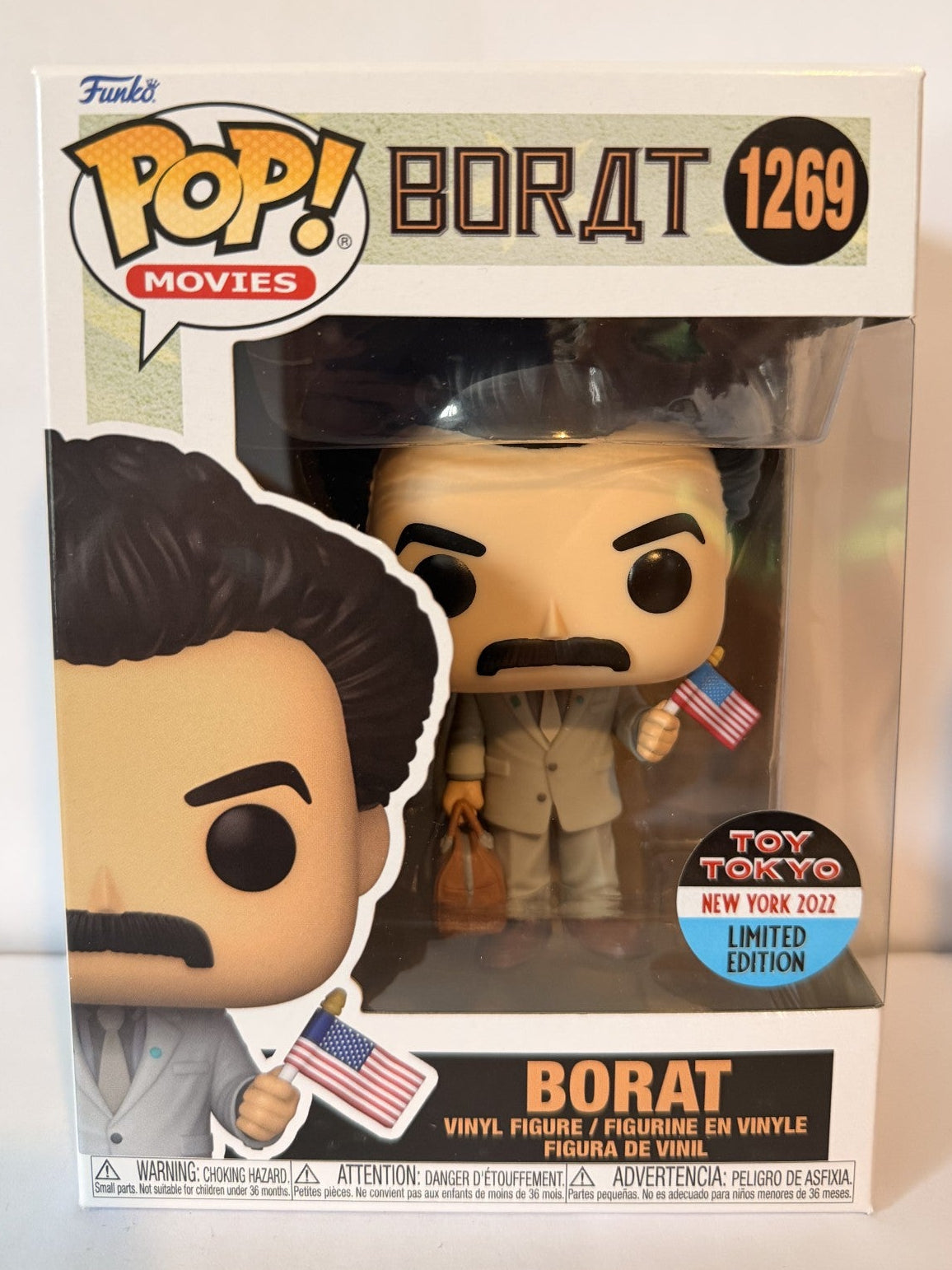 Borat #1269 Funko Toy Tokyo New York 2022 LE