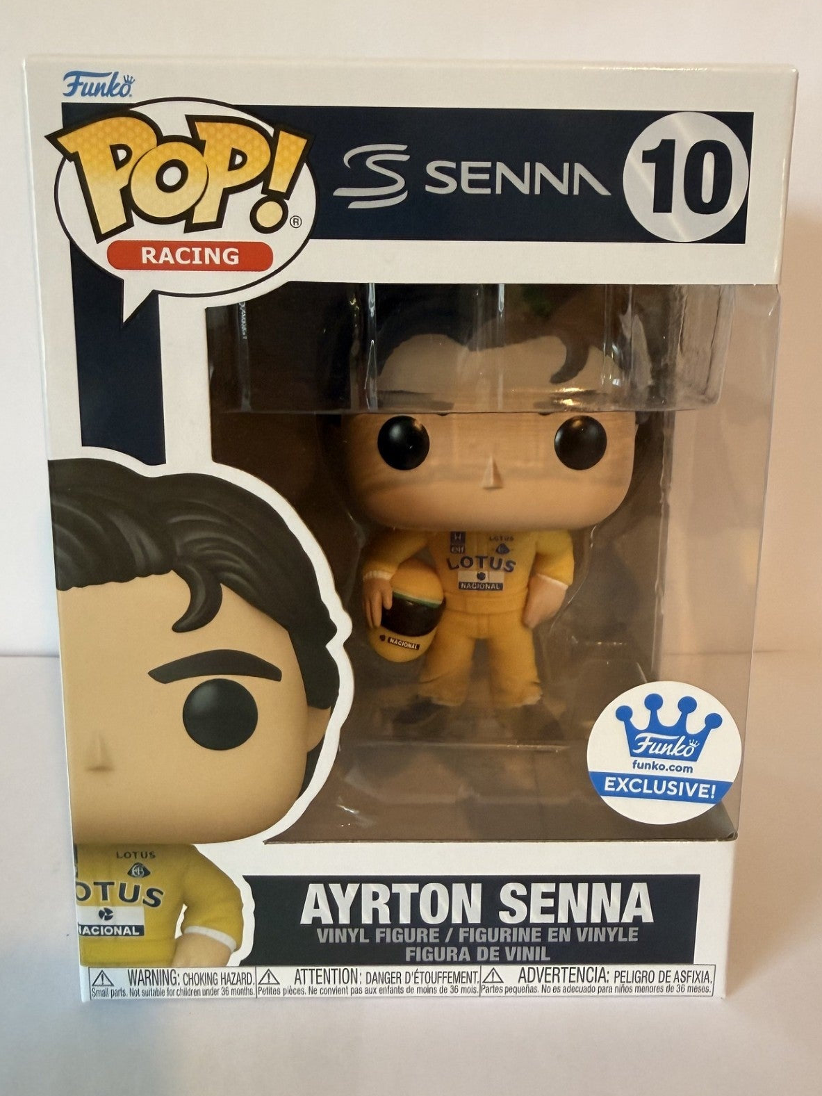 Ayrton Senna #10 F1 *Funko Shop Exclusive