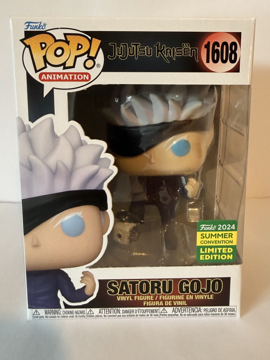 Satoru Gojo (with Jogo's Head) #1608 JJK Funko *2024 Summer Convention Limited